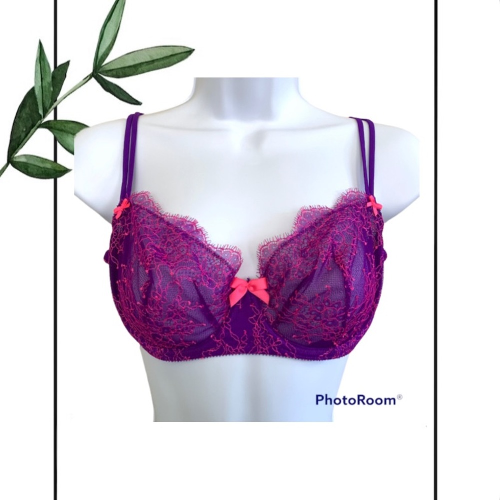 Victoria Secret Unlined Demi-buste Lace Bra